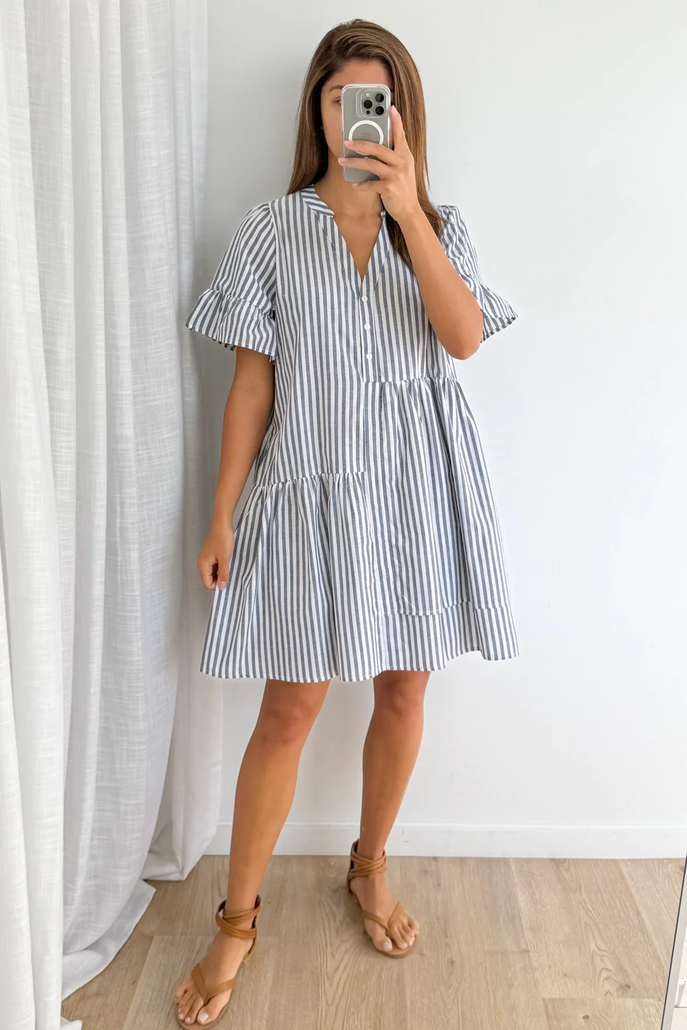 Imogen Dress - Black Gingham - Image 76