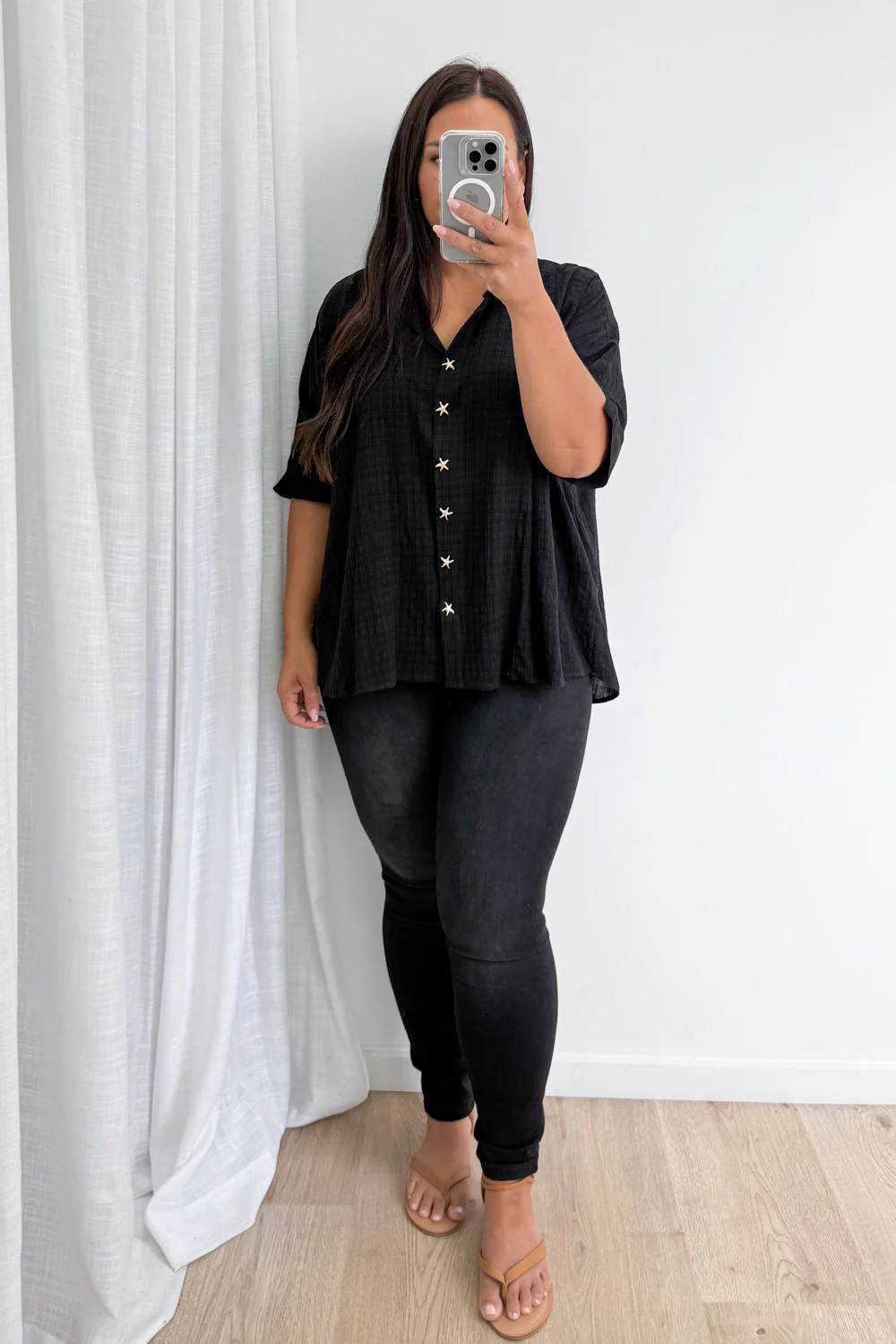 Island Air Shirt - Black - Image 10