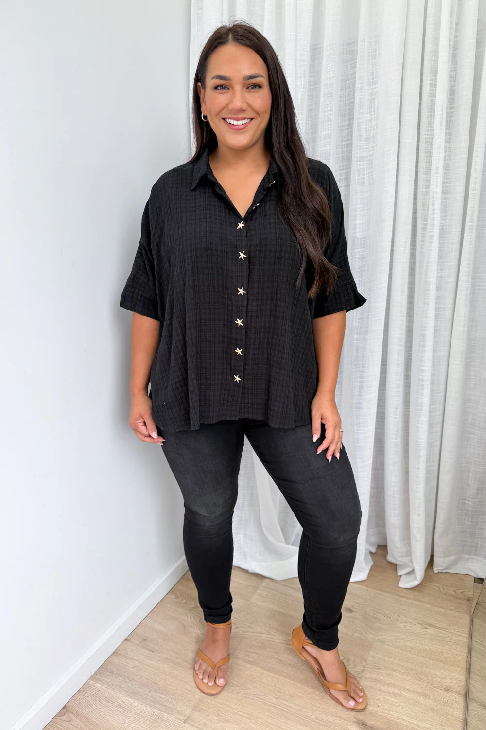 Island Air Shirt - Black - Image 9