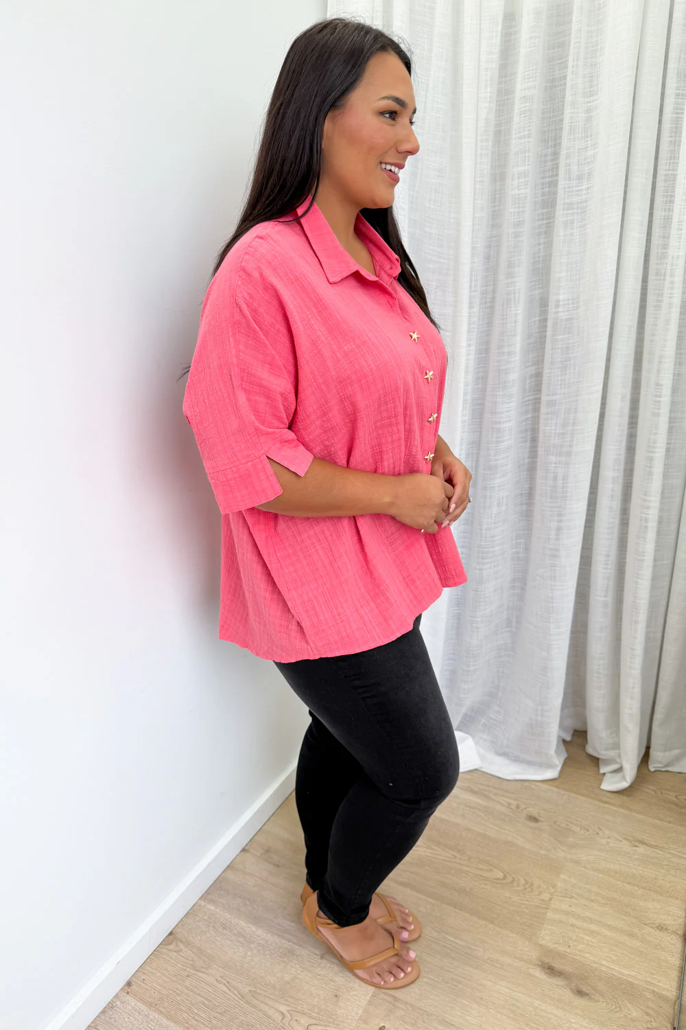 Island Air Shirt - Coral Pink - Image 13