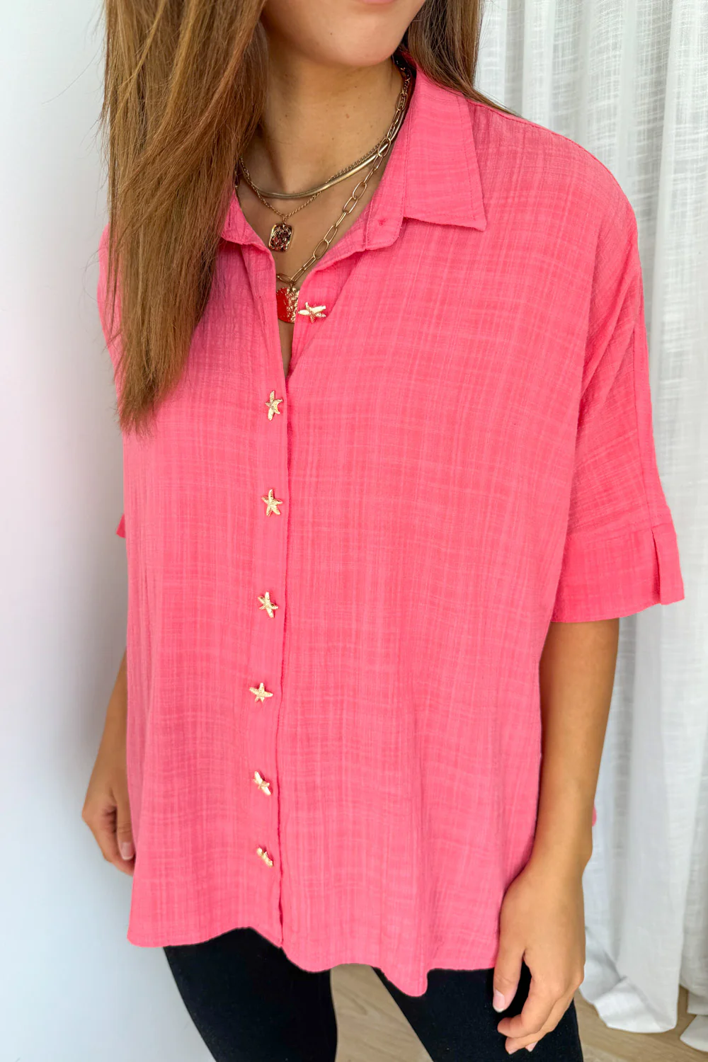 Island Air Shirt - Coral Pink - Image 4