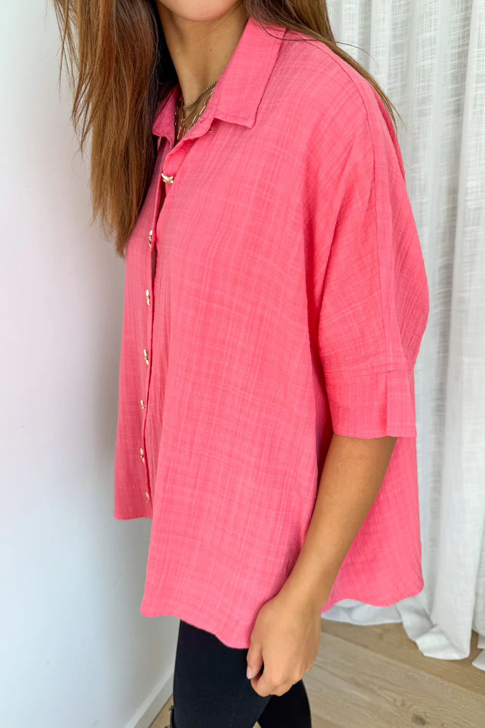Island Air Shirt - Coral Pink - Image 6