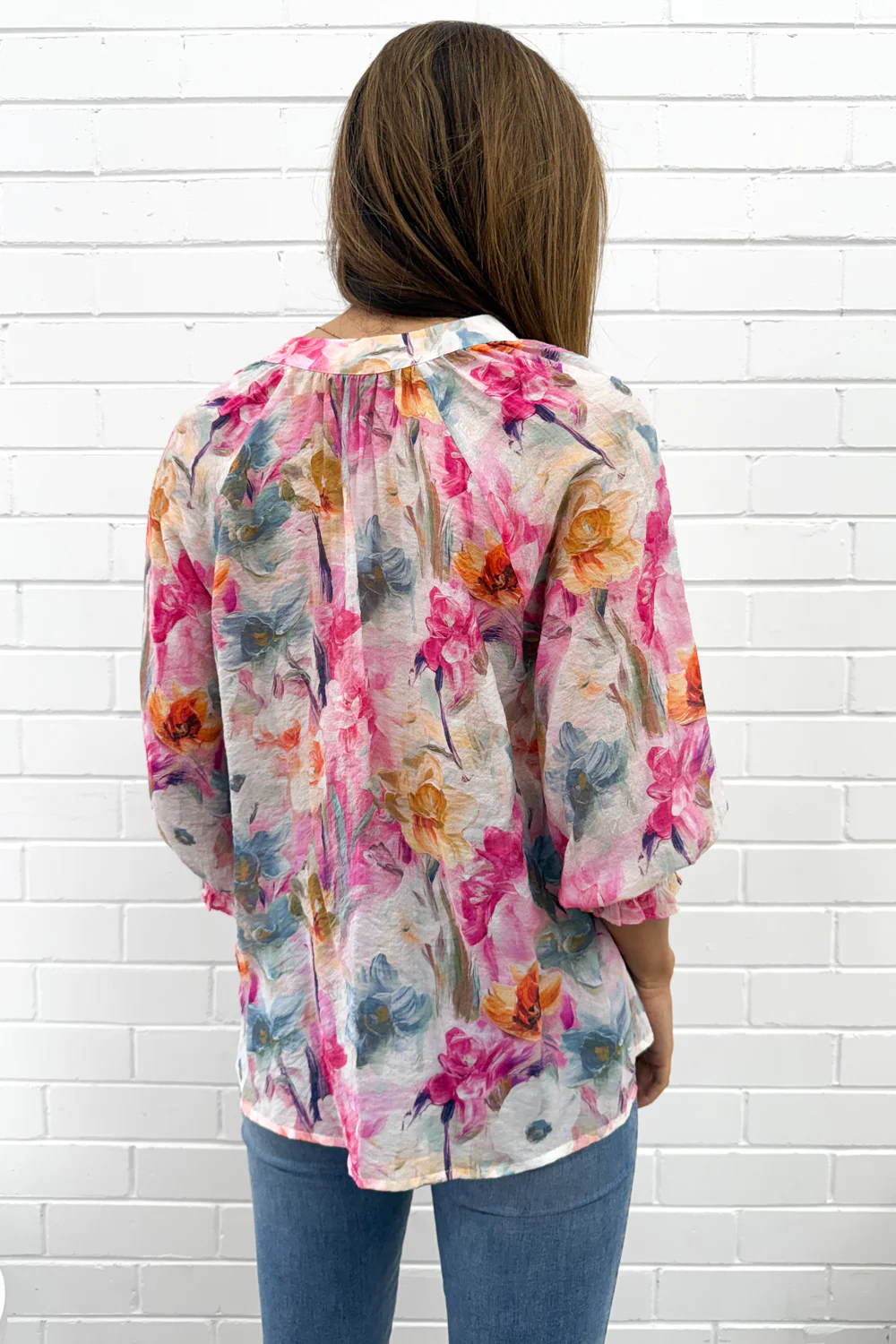 Janette Blouse - Watercolour Floral - Image 7