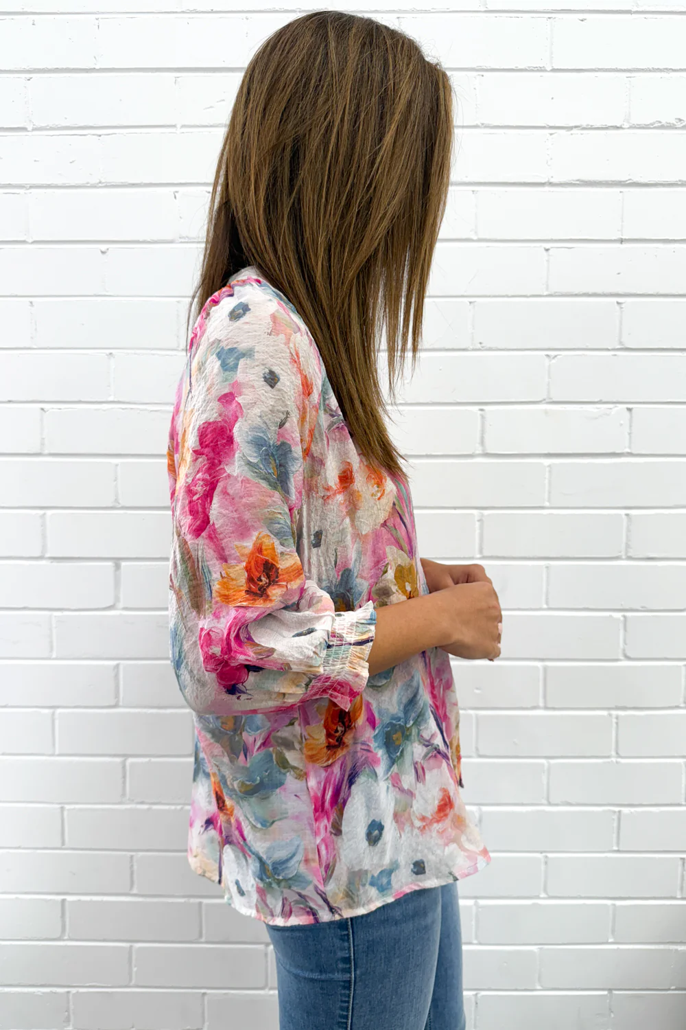 Janette Blouse - Watercolour Floral - Image 8