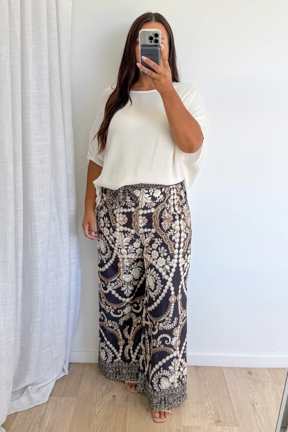 Jasmine Pants - Black Vintage Pearl - Image 12