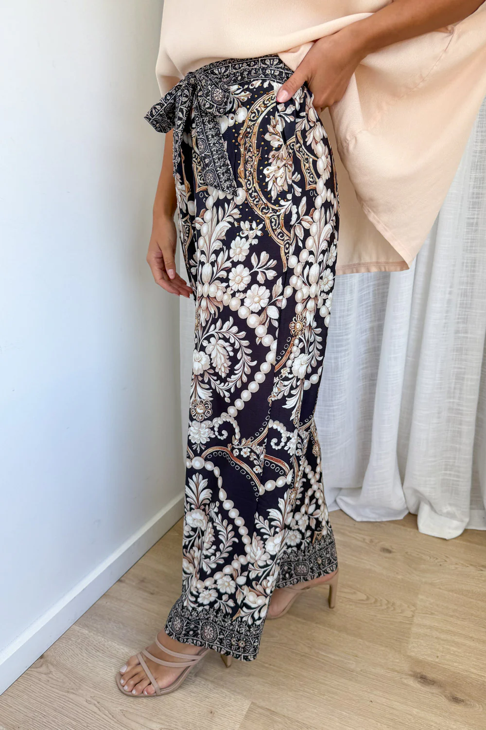 Jasmine Pants - Black Vintage Pearl - Image 4