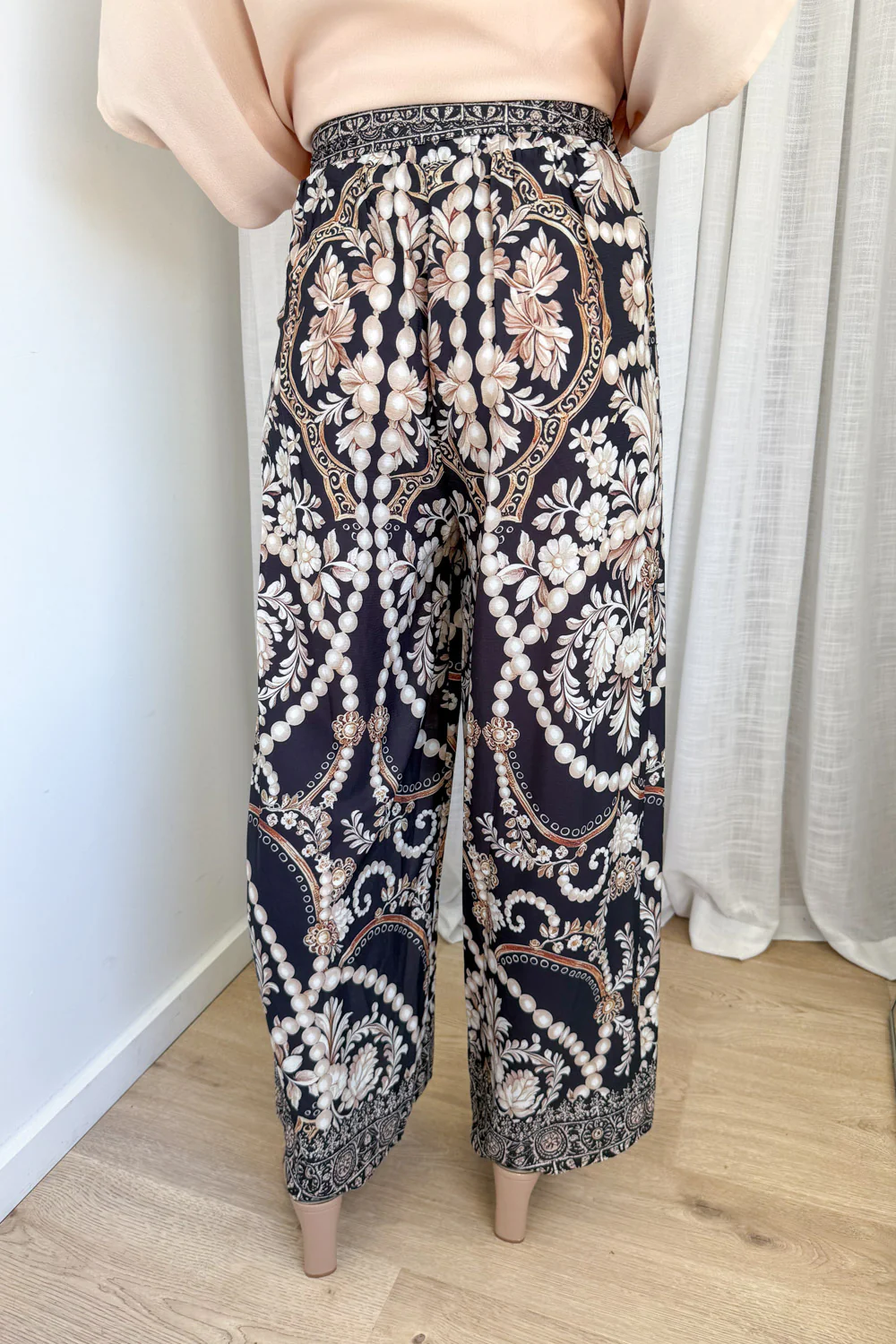 Jasmine Pants - Black Vintage Pearl - Image 7