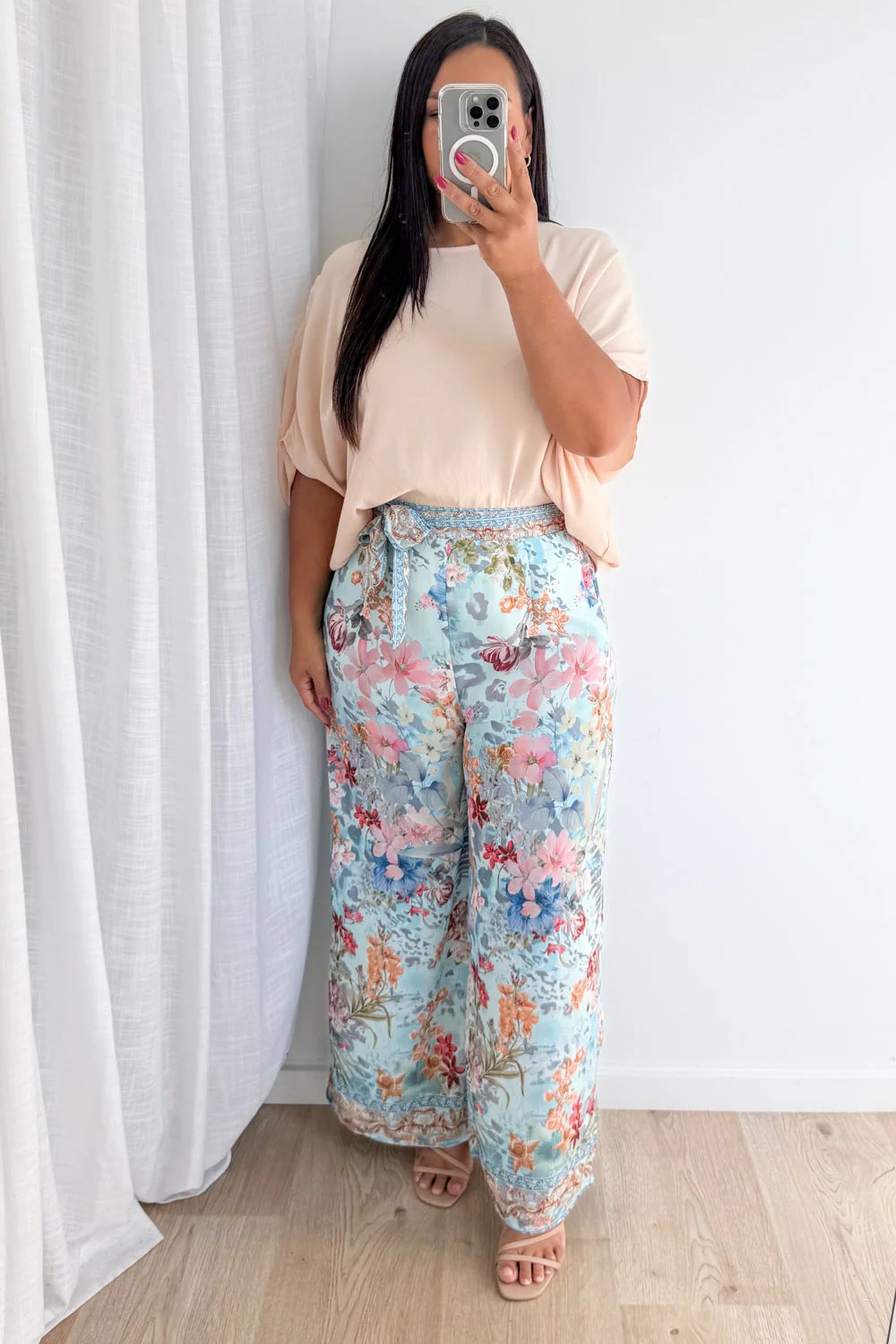 Jasmine Pants - Blue Multi Floral - Image 10