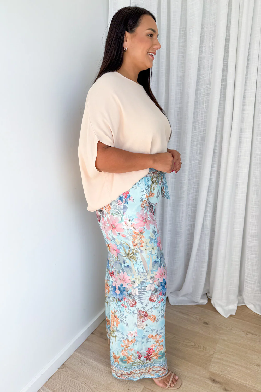 Jasmine Pants - Blue Multi Floral - Image 8