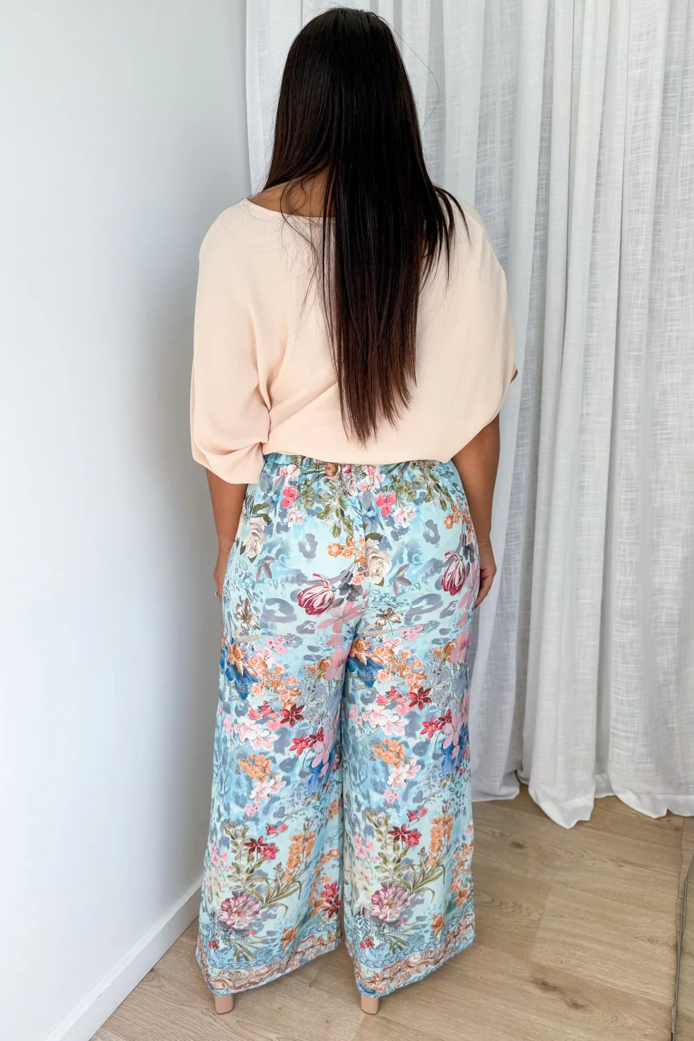 Jasmine Pants - Blue Multi Floral - Image 9