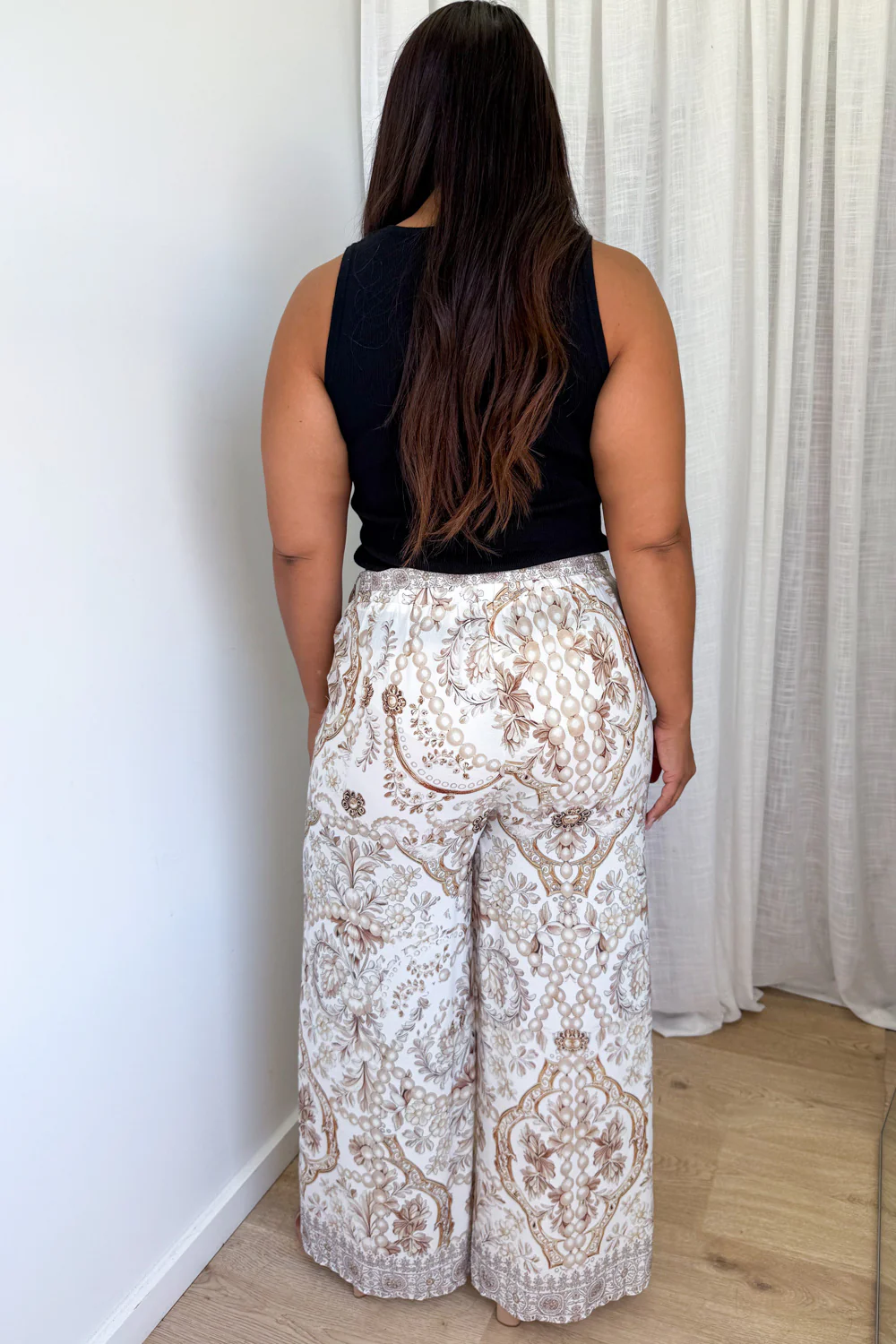 Jasmine Pants - Cream Vintage Floral - Image 13