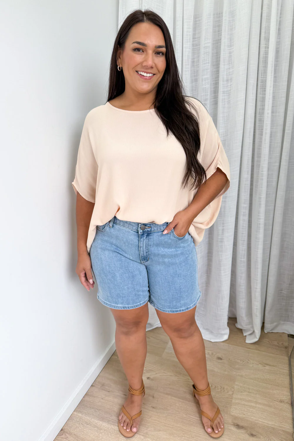 Jet Shorts - Light Denim - Image 8