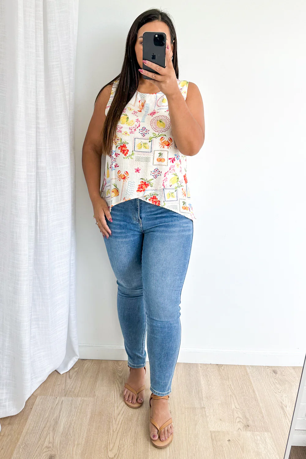 Jordyn Top - White Multi - Image 12