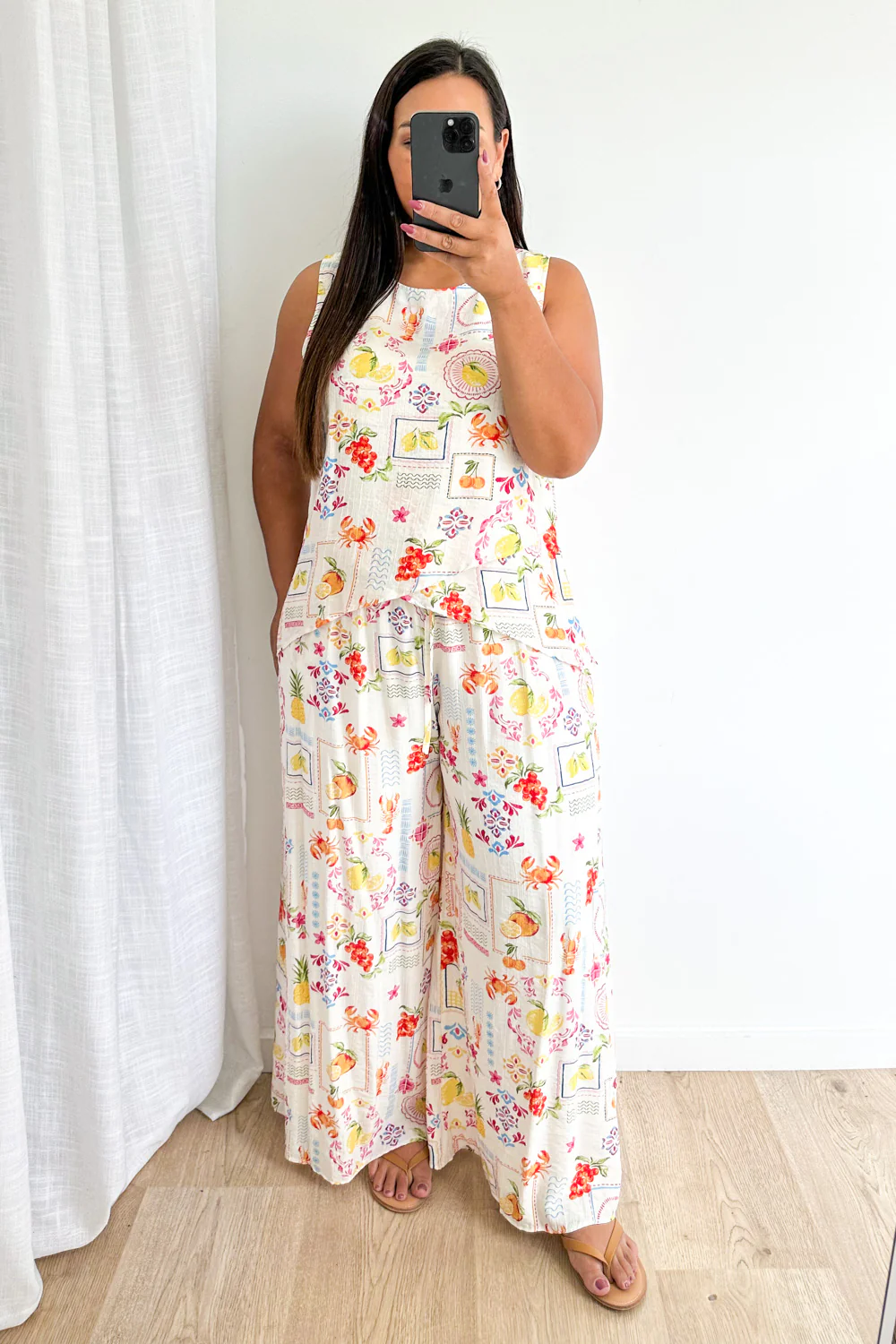 Jordyn Top - White Multi - Image 16