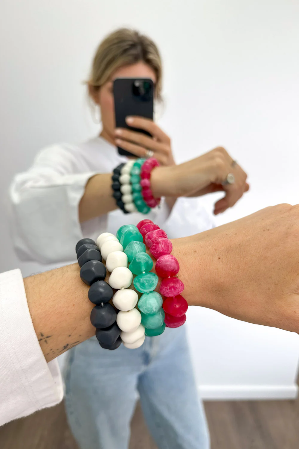 Juno Bracelet - Hot Pink - Image 4