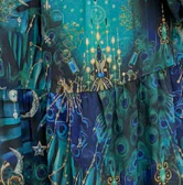 Kalina Dress - Emerald Navy - Image 7