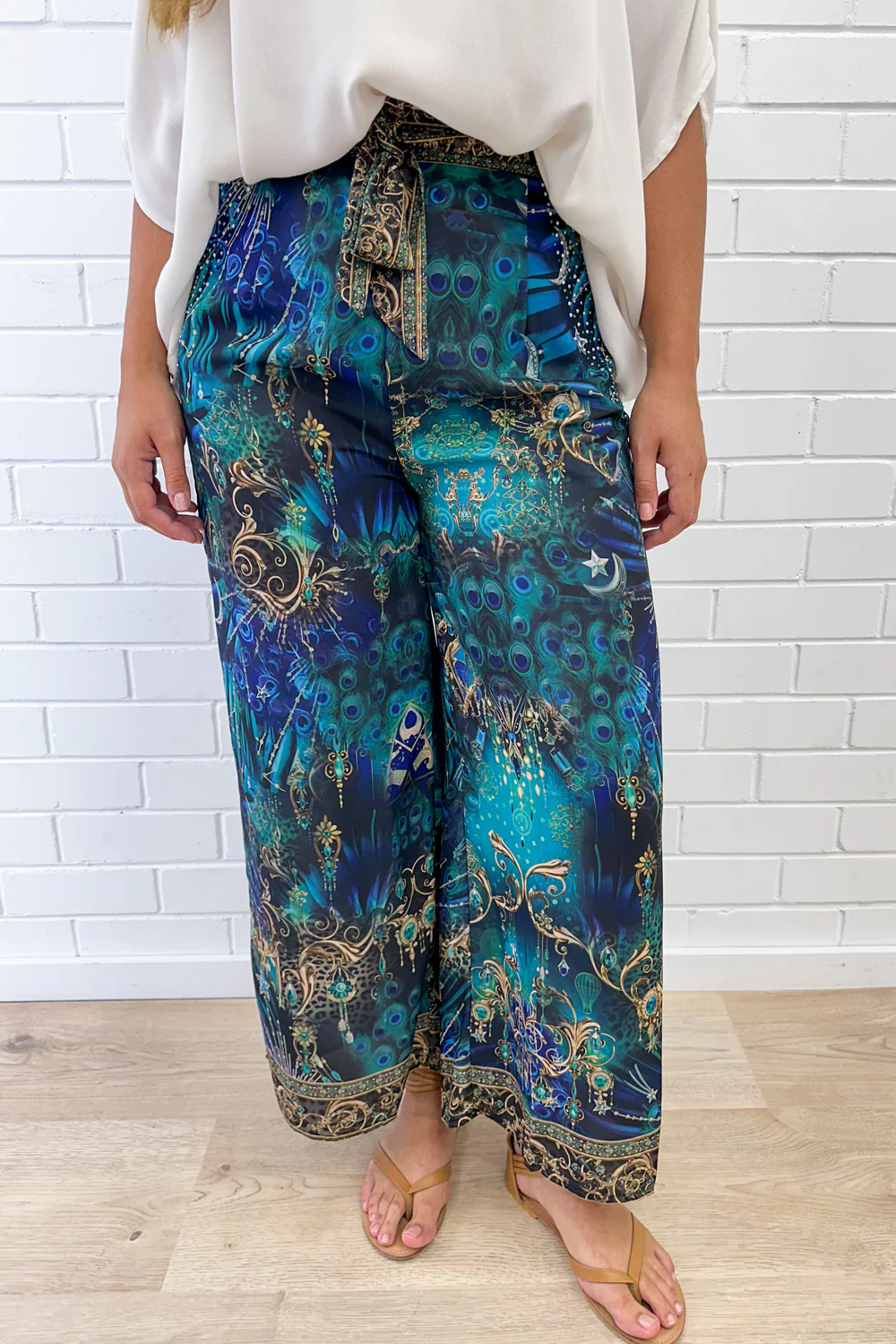 Kalina Pants - Emerald Navy - Image 11