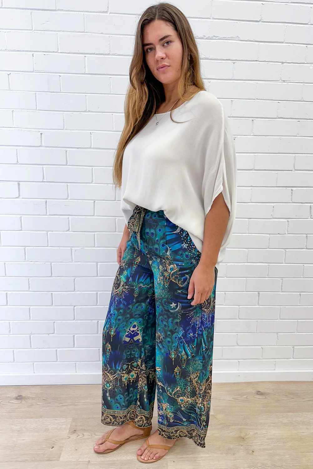 Kalina Pants - Emerald Navy - Image 12