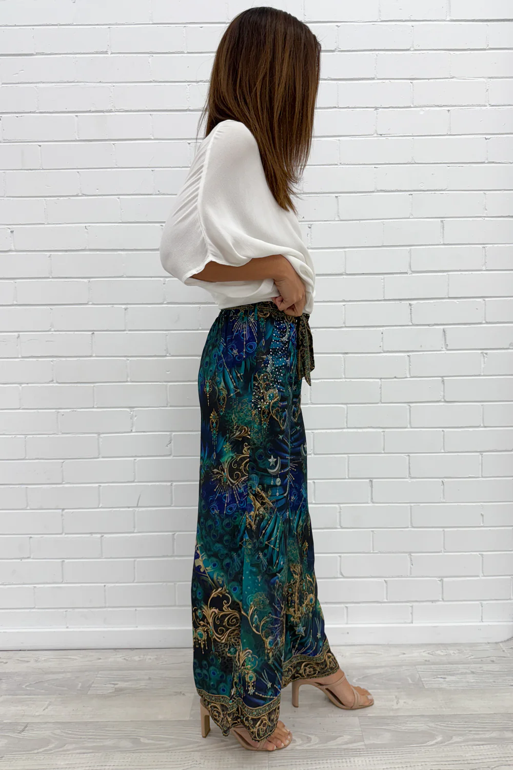 Kalina Pants - Emerald Navy - Image 5