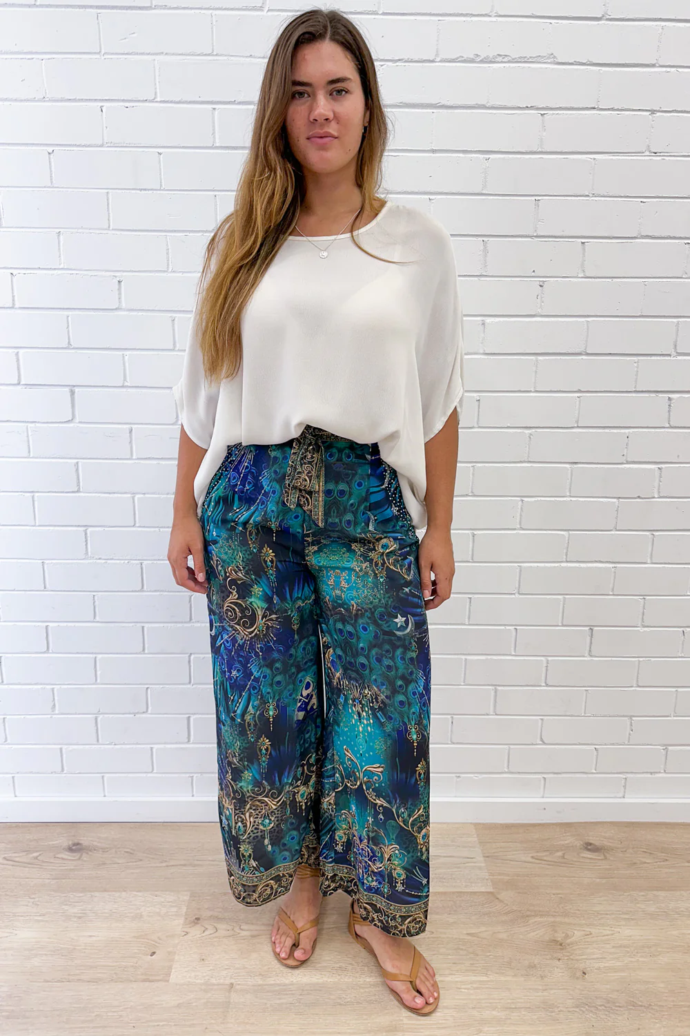 Kalina Pants - Emerald Navy - Image 9