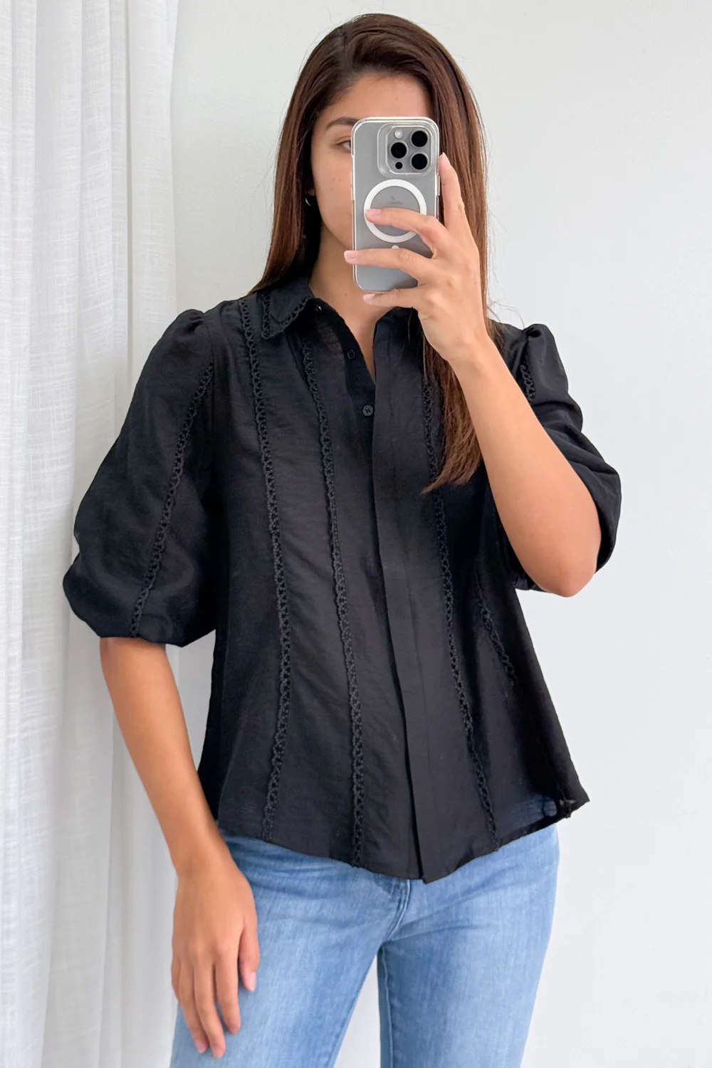 Kalina Shirt - Black - Image 8