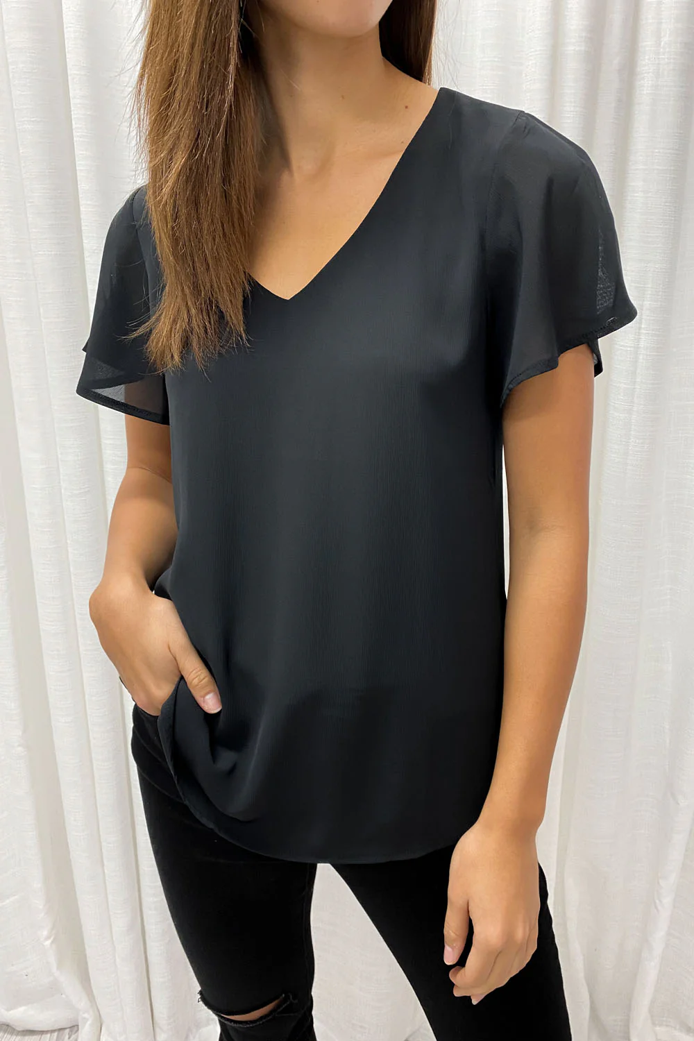 Karen Top - Black - Image 2