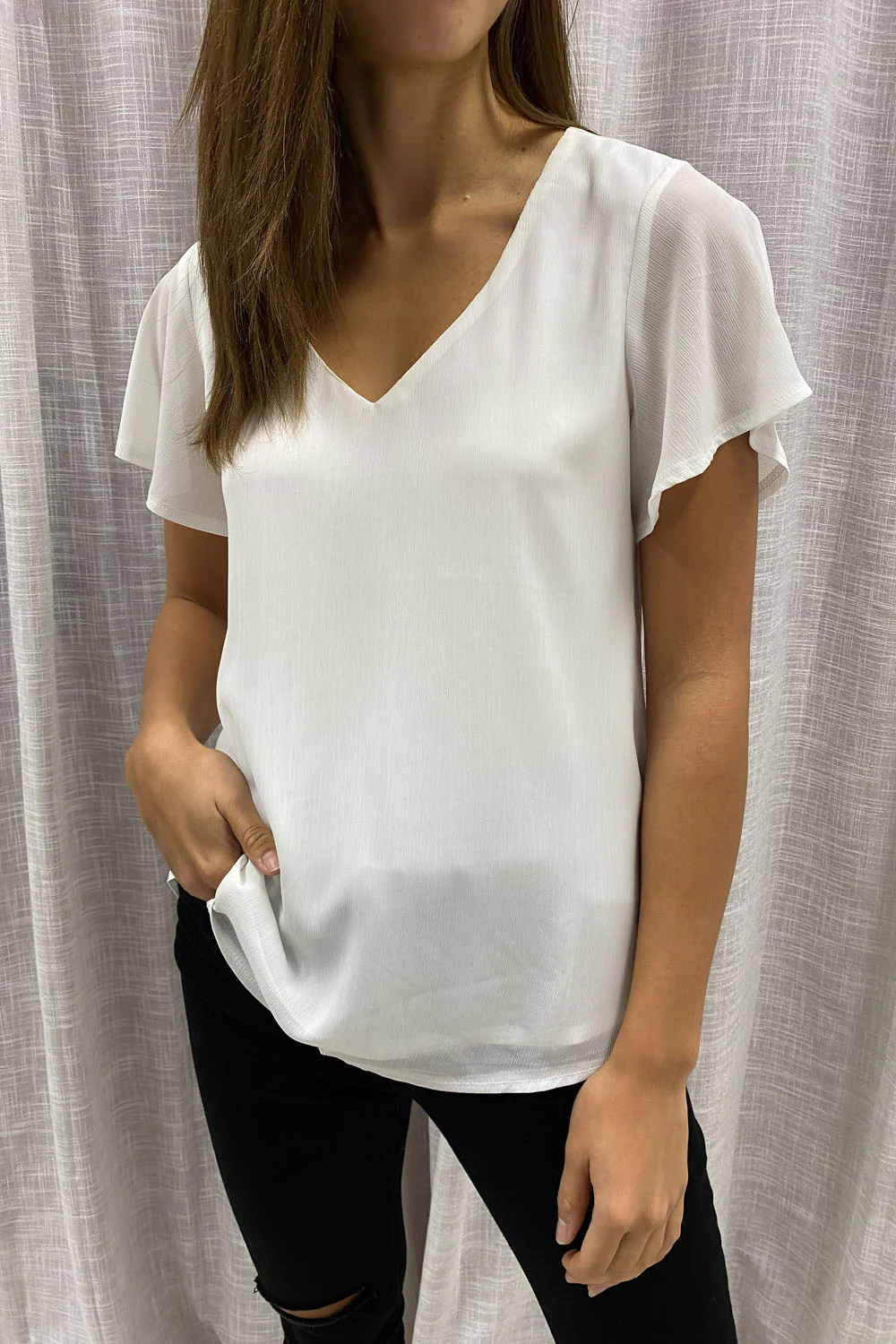 Karen Top - White - Image 2