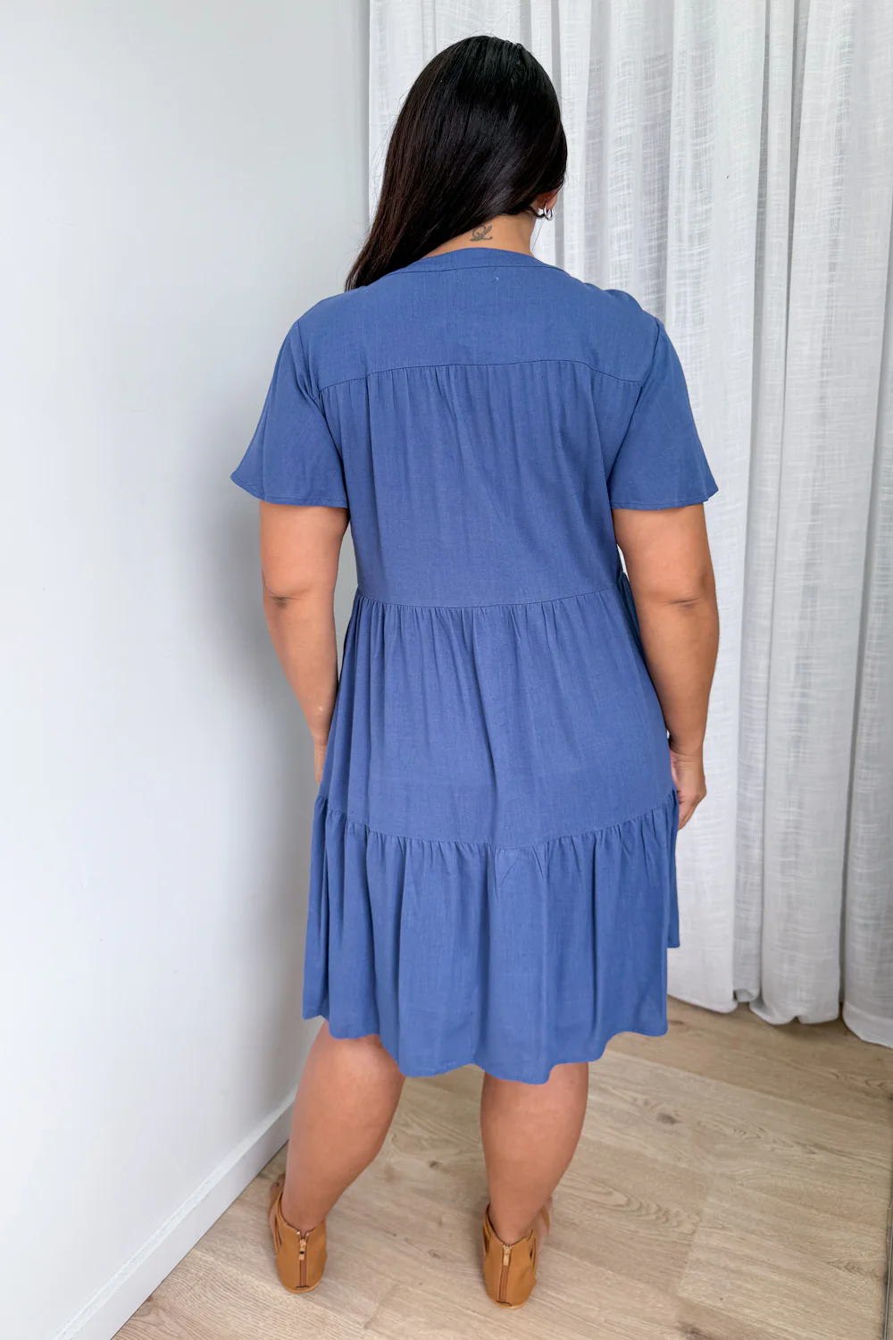 Kate Dress - Dusty Blue - Image 10