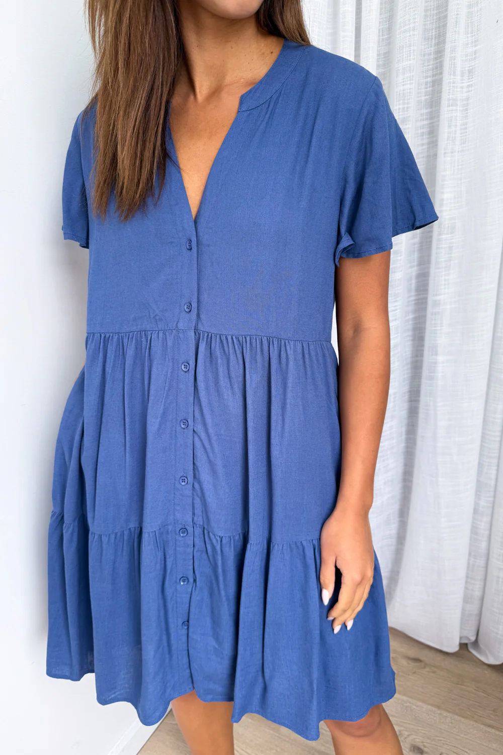 Kate Dress - Dusty Blue - Image 2