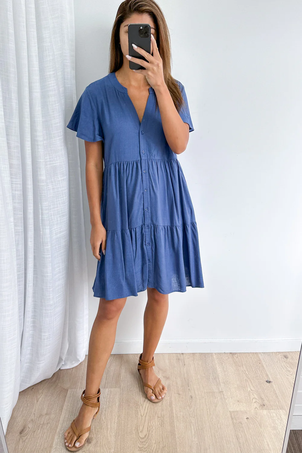 Kate Dress - Dusty Blue - Image 3