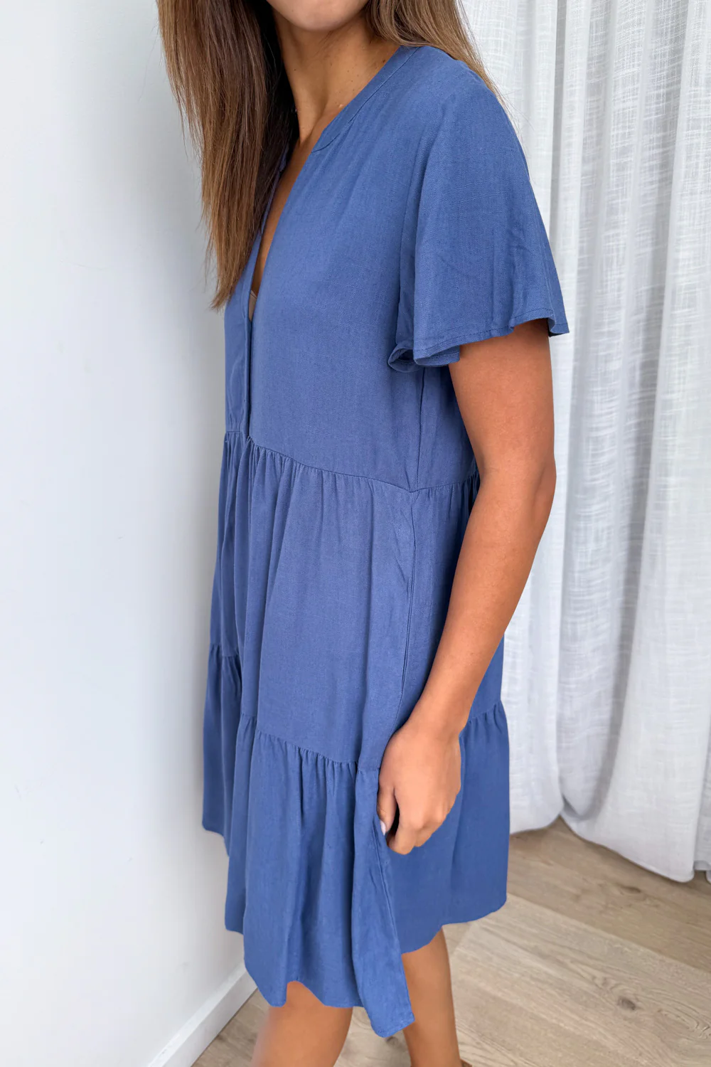 Kate Dress - Dusty Blue - Image 4