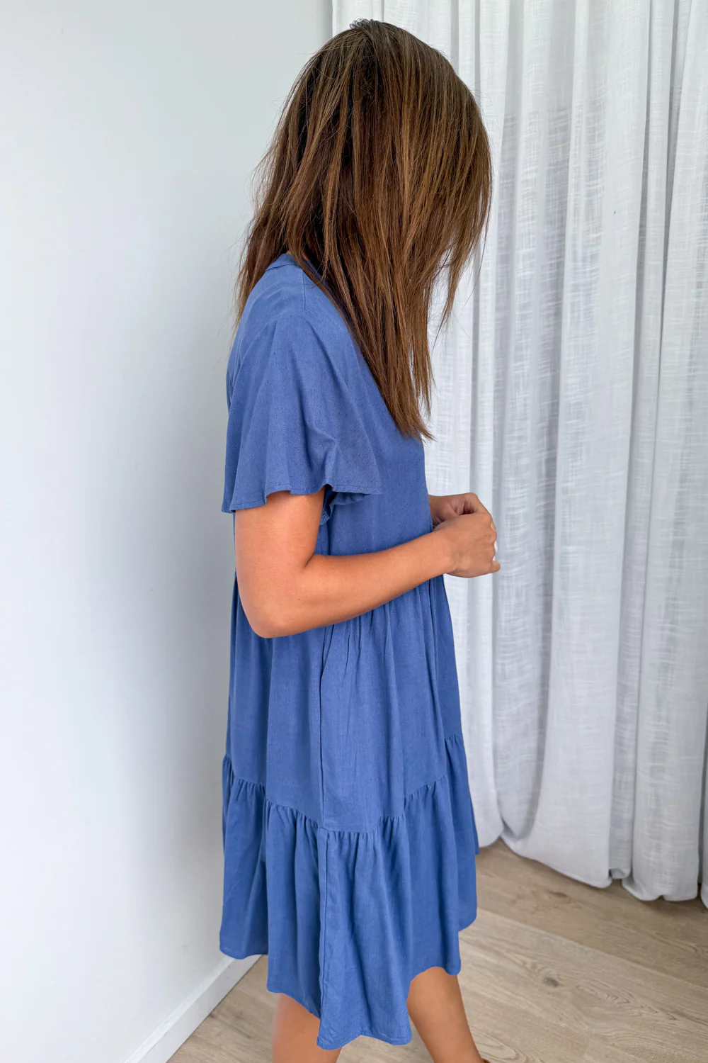 Kate Dress - Dusty Blue - Image 5