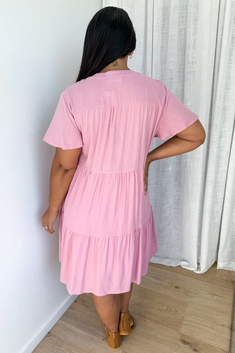 Kate Dress - Dusty Pink - Image 10