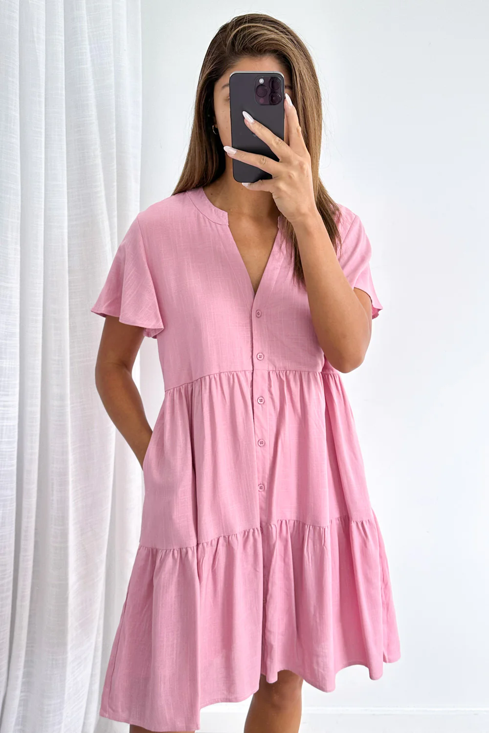 Kate Dress - Dusty Pink - Image 6