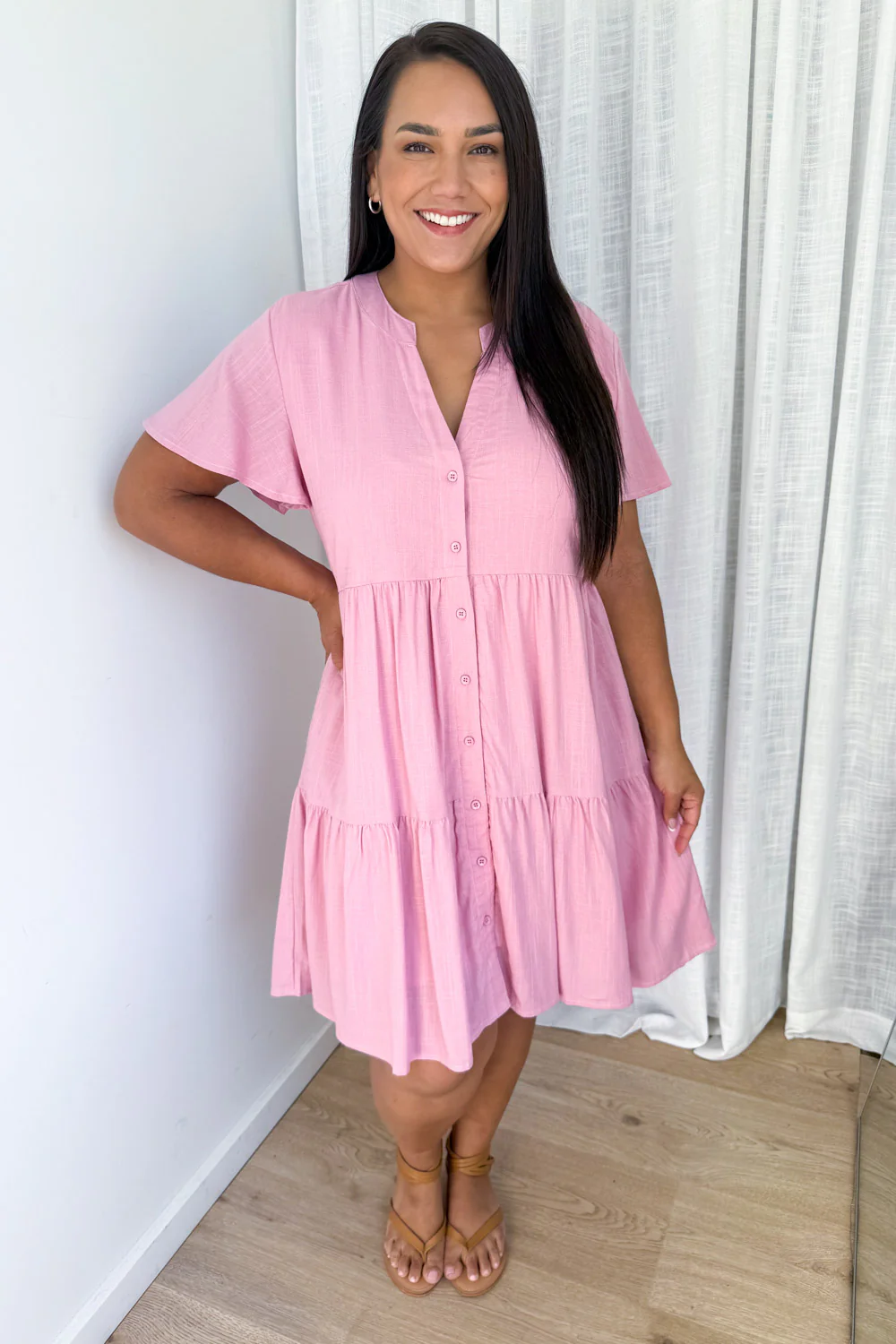 Kate Dress - Dusty Pink - Image 8