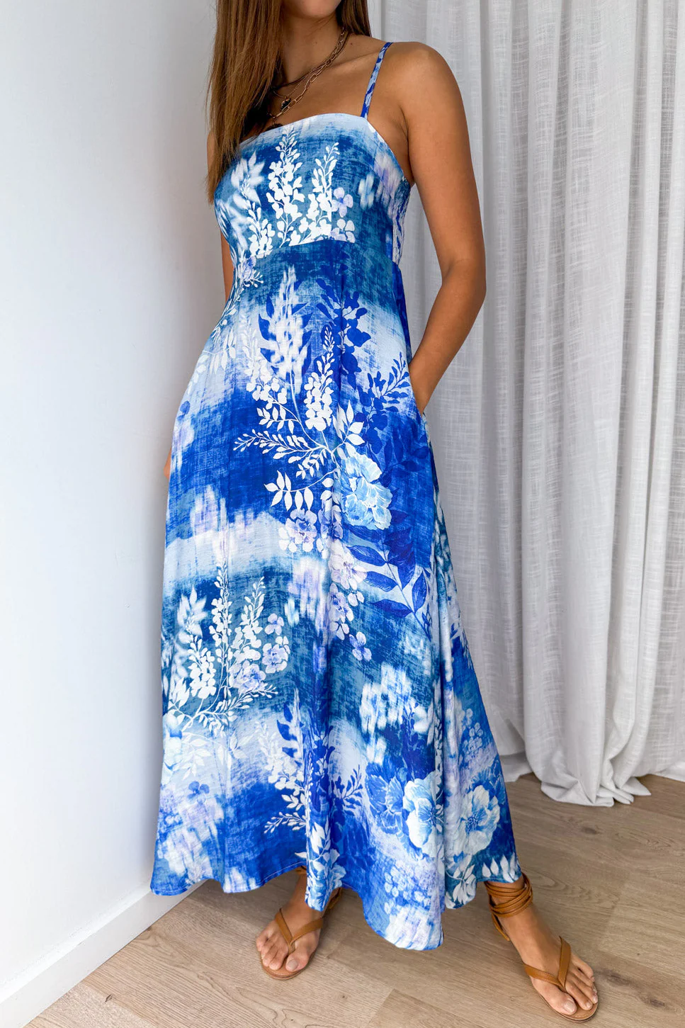 Kay Dress - Blue Floral - Image 2