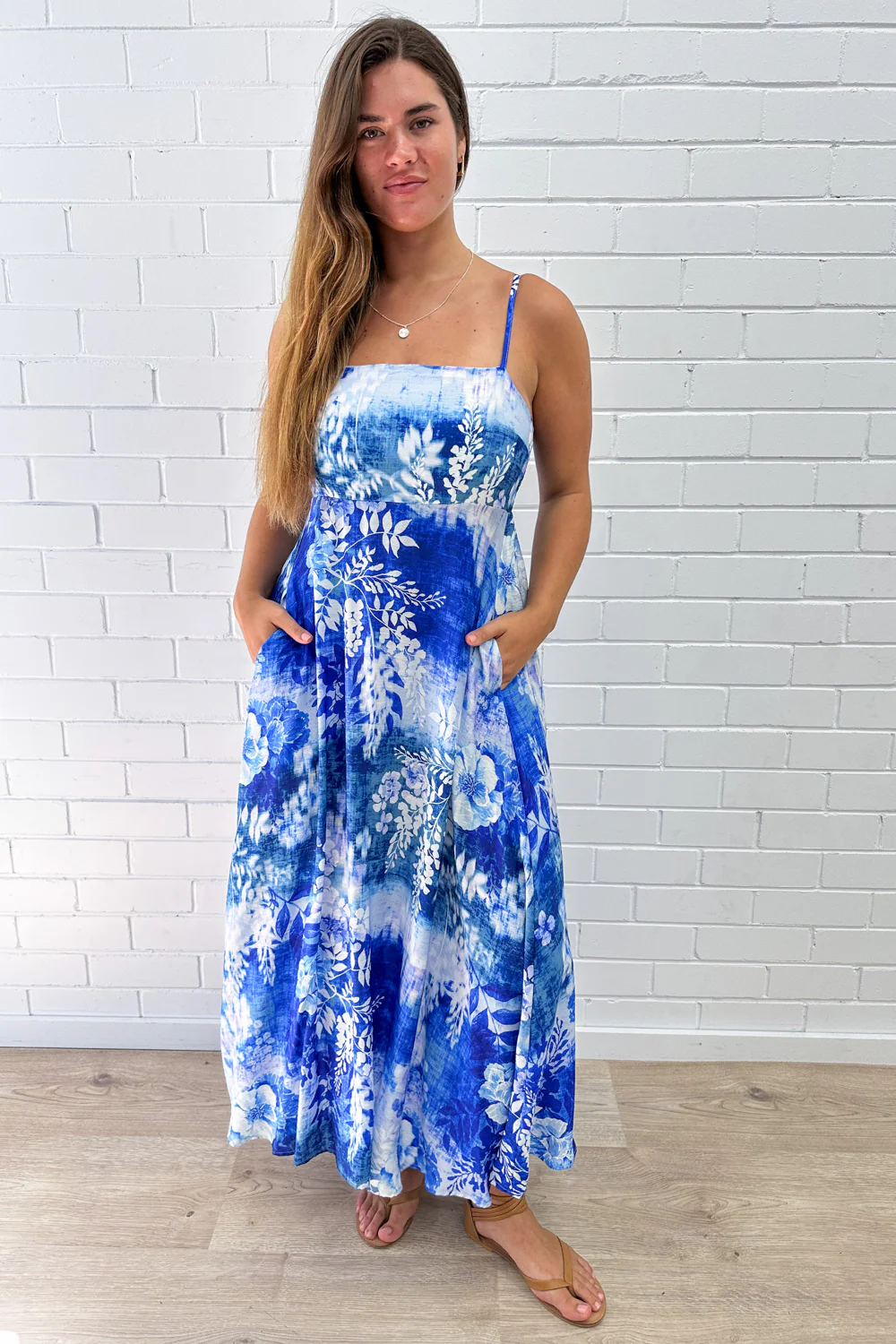 Kay Dress - Blue Floral - Image 7