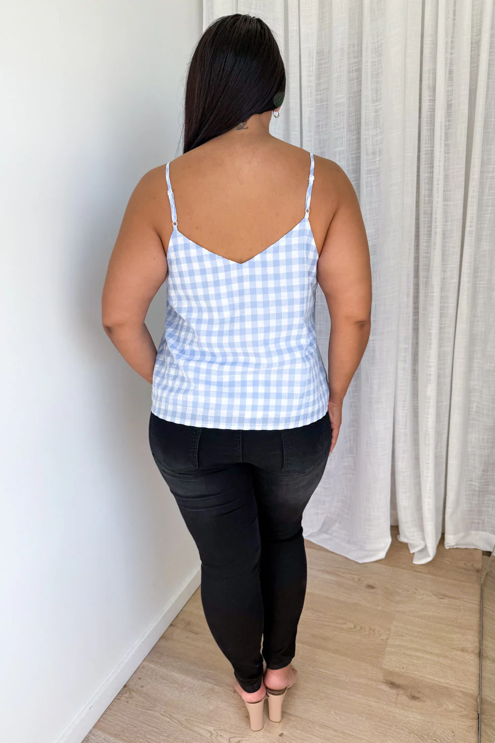 Kelsea Cami - Blue Gingham - Image 12