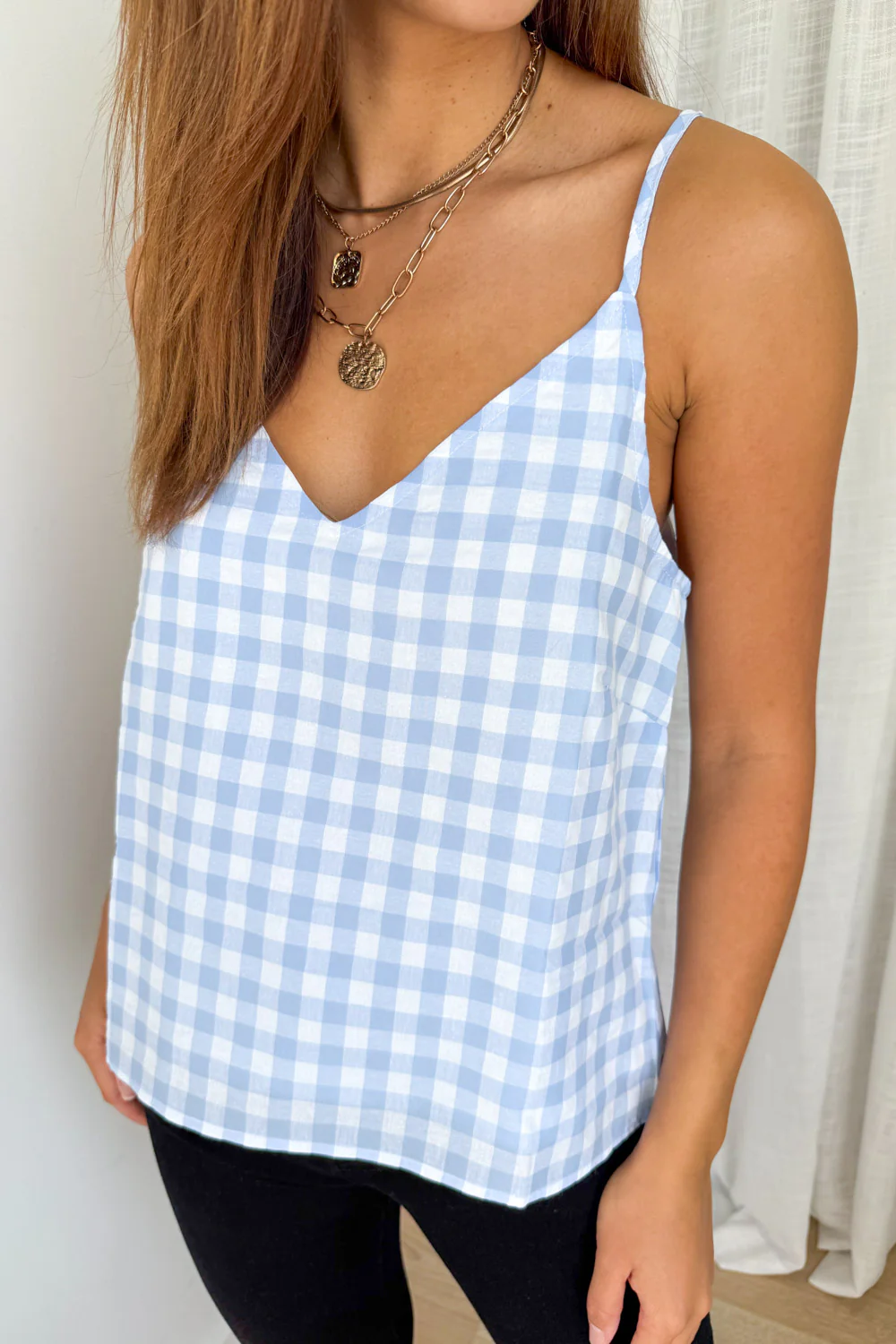 Kelsea Cami - Blue Gingham - Image 6