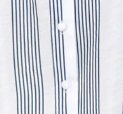 Kennedy Shirt - Blue White Stripe - Image 16