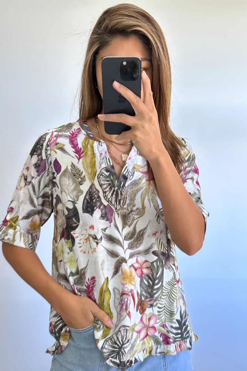 Kenny Top - Tropical Floral - Image 8