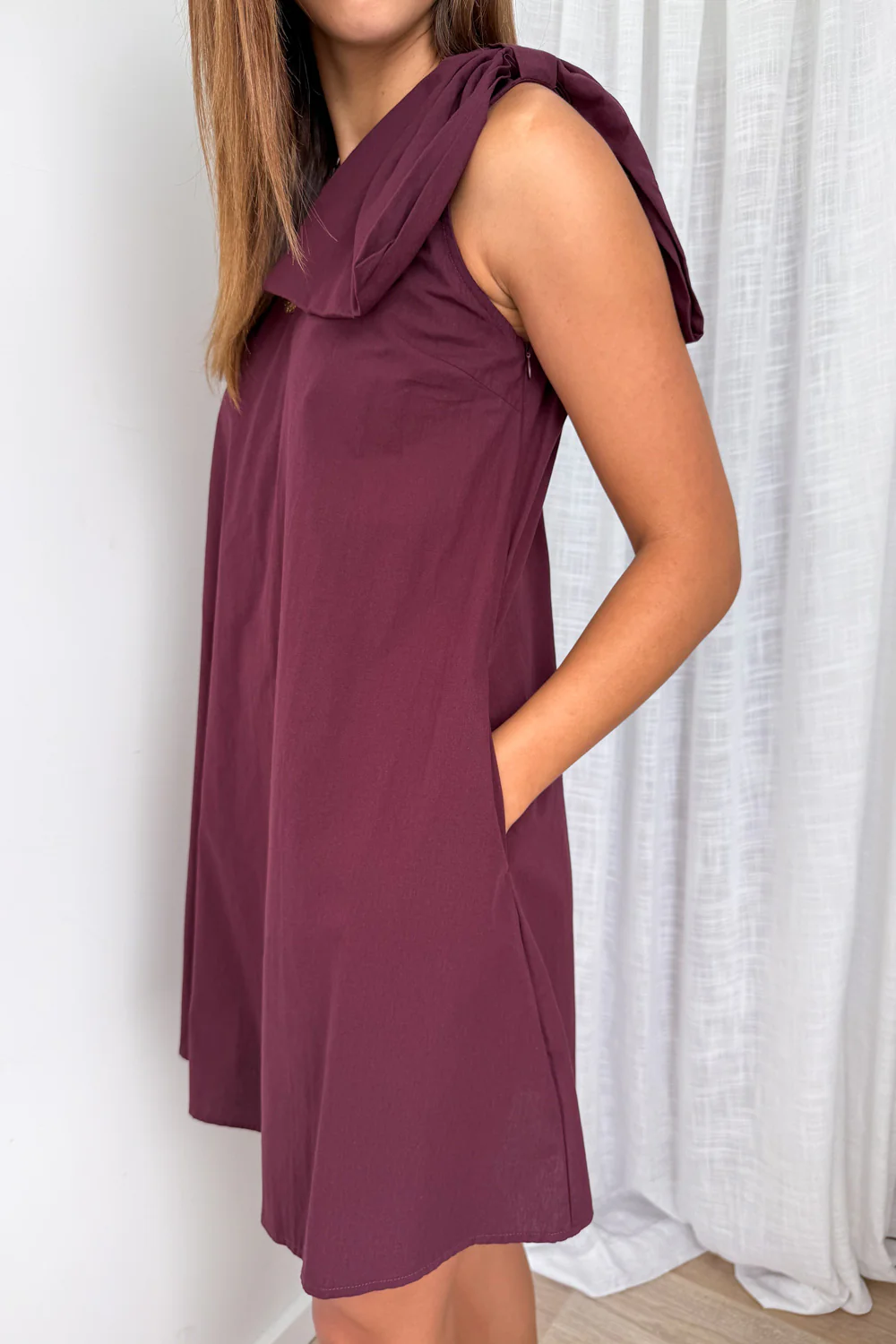 Kesha Dress - Wine - Image 3