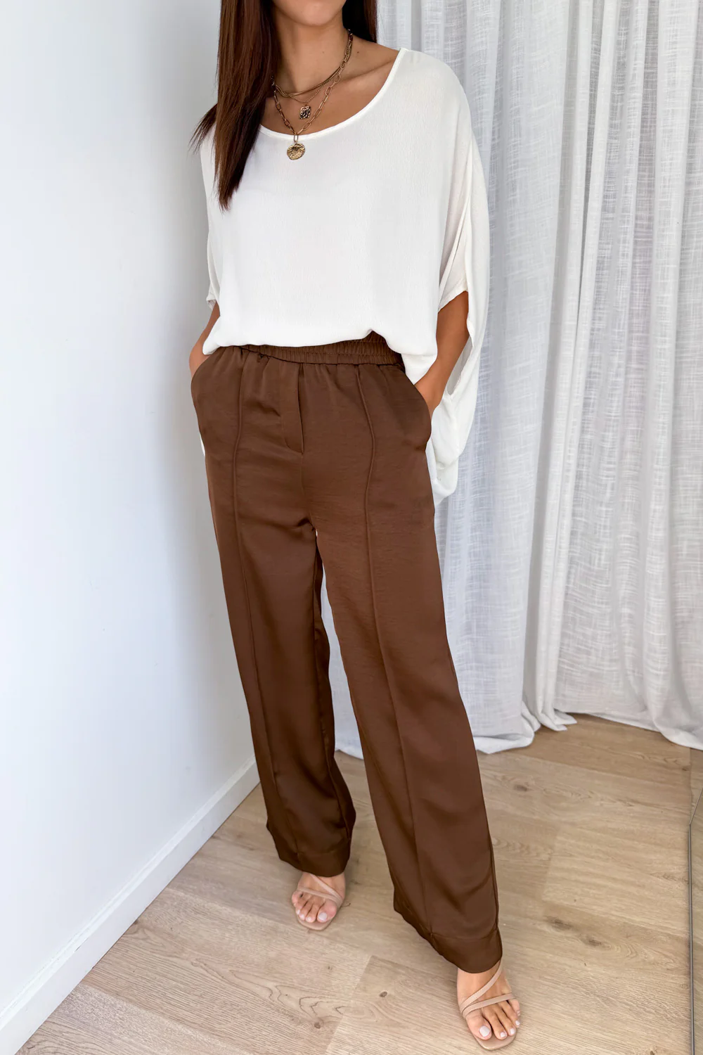 Kim Pants - Chocolate - Image 3