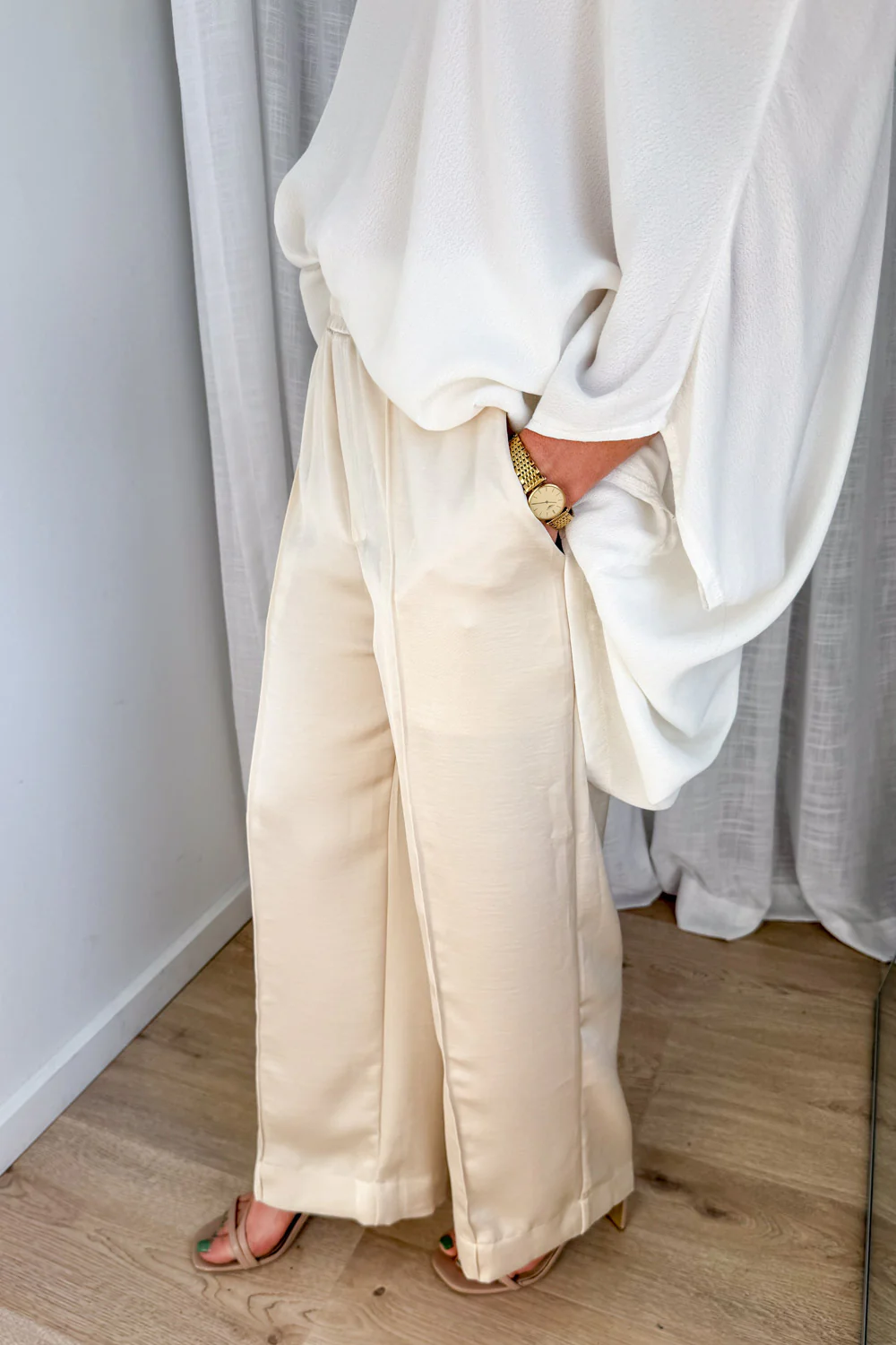 Kim Pants Petite - Champagne - Image 4