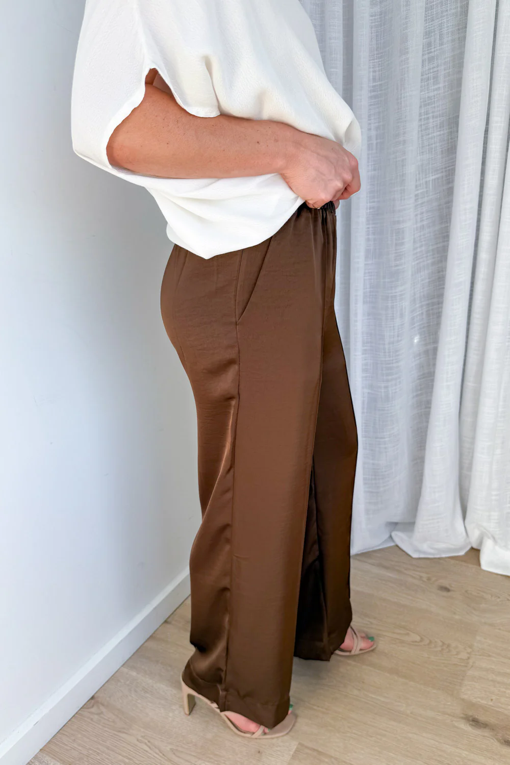Kim Pants Petite - Chocolate - Image 5