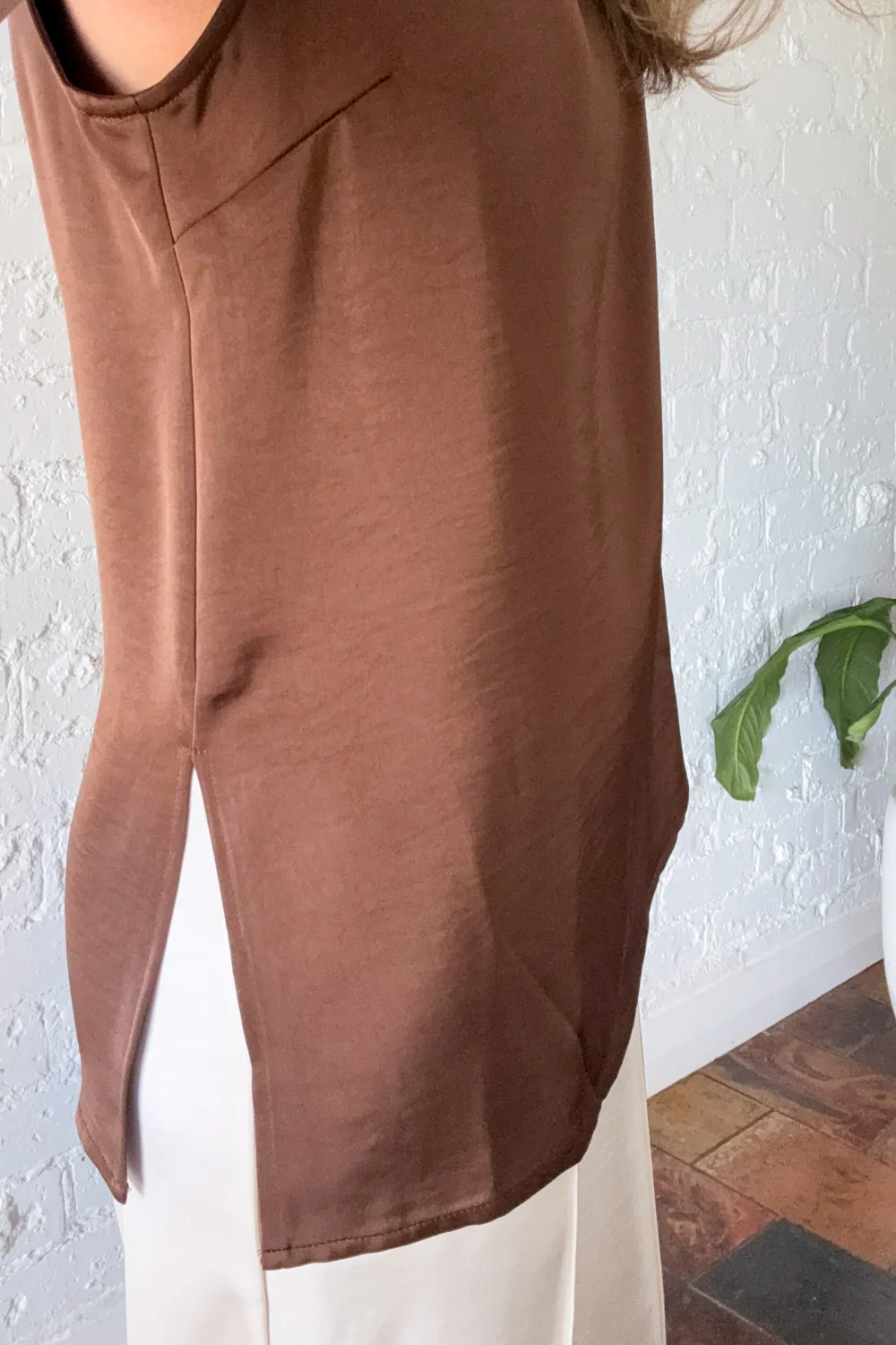Kimberly Top - Chocolate - Image 3