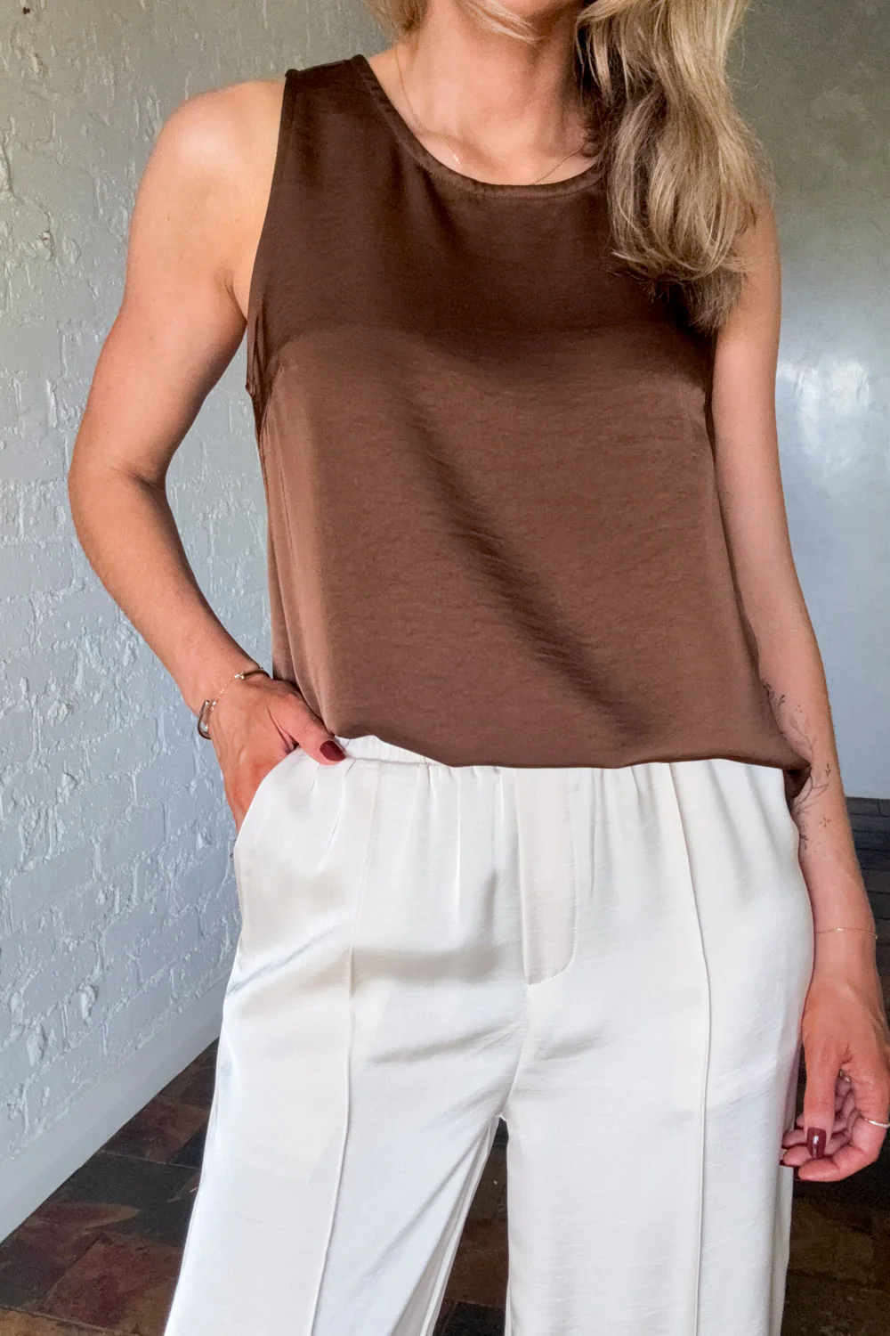 Kimberly Top - Chocolate - Image 4