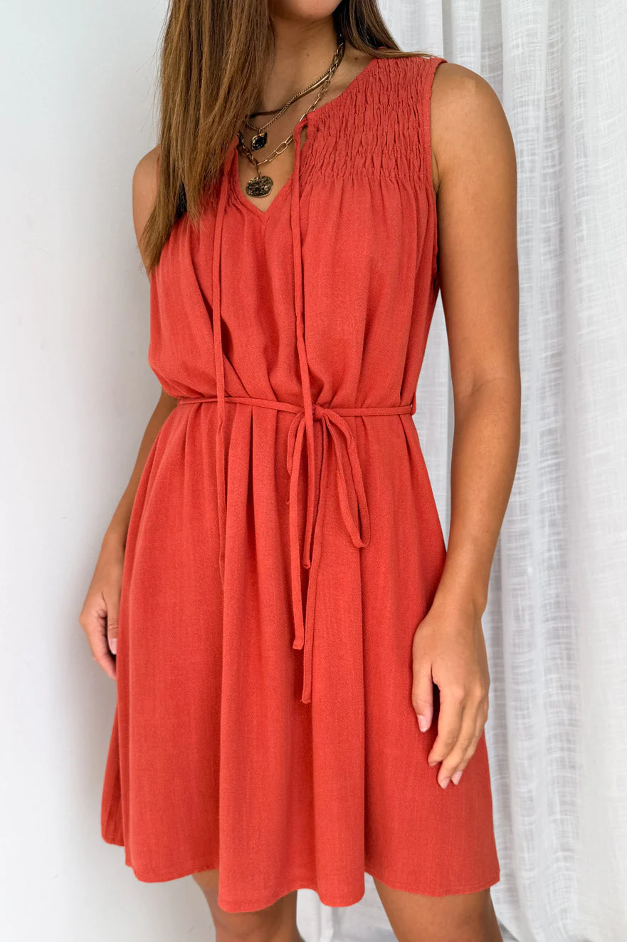 Koda Dress - Rust - Image 2