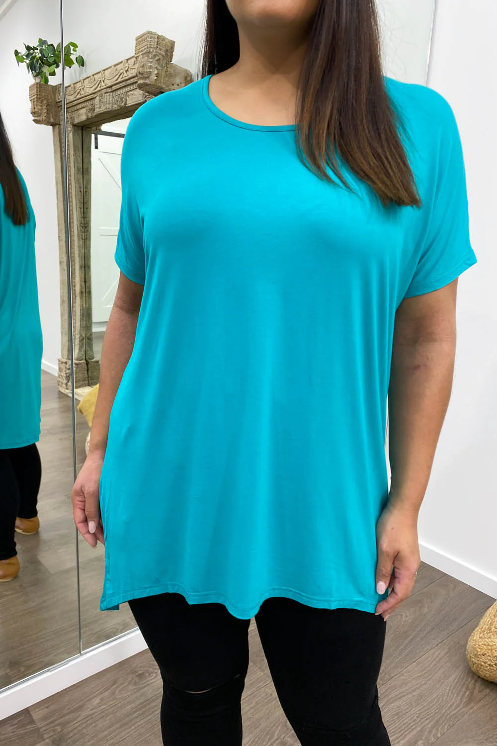 Kylie Tee - Aqua - Image 9