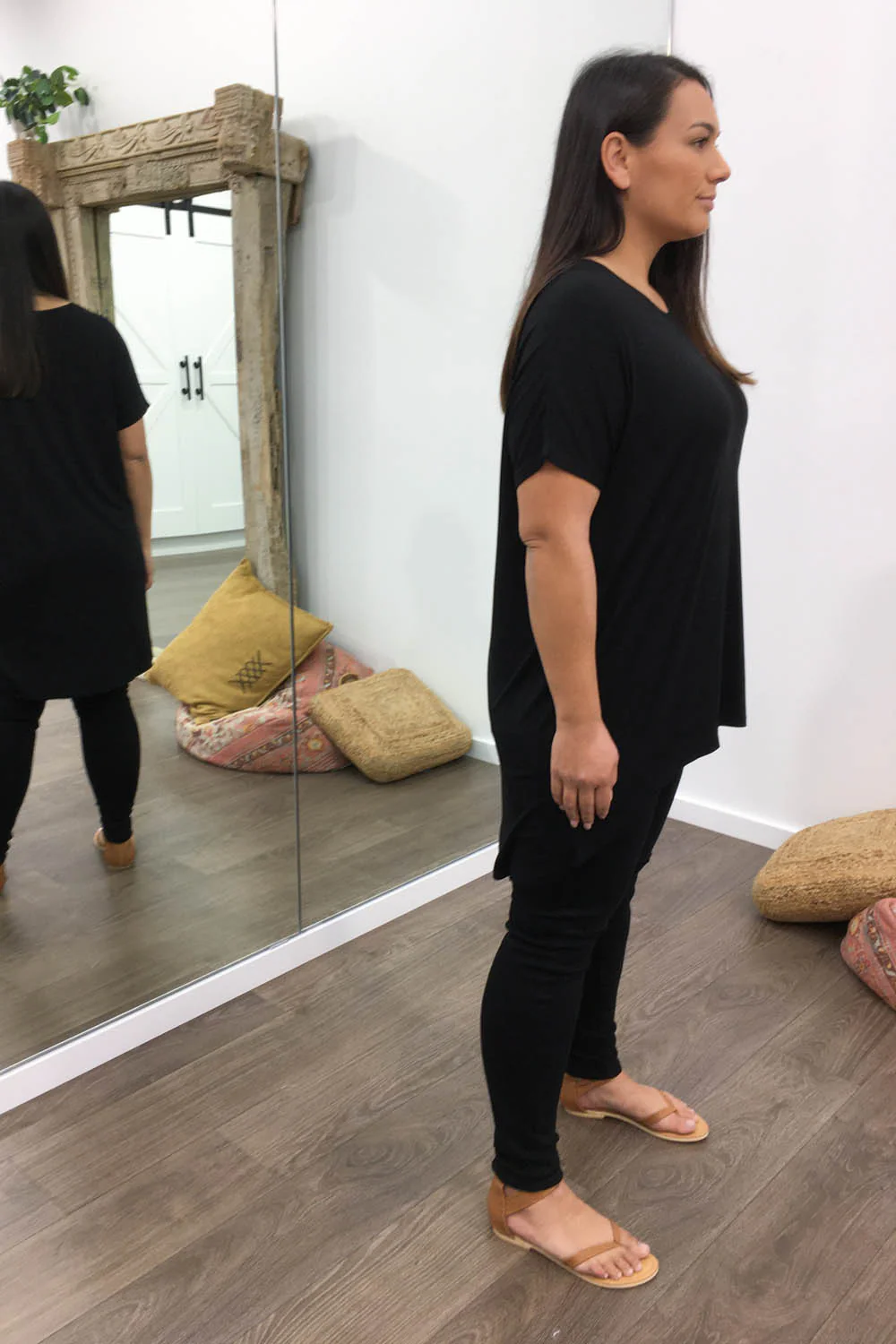 Kylie Tee - Black - Image 8